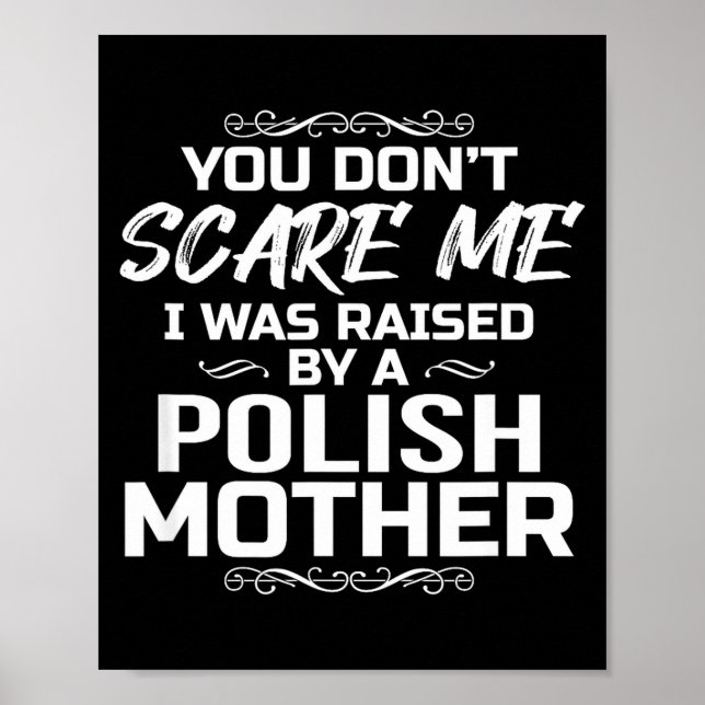 Lish Mother Raised Gift  Poster (Framsidan)