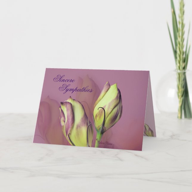 Lisianthus 5577 - anpassa alla tillfälle kort (Framsida)