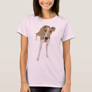 Lisma den Whippet damT-tröja T Shirt