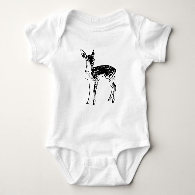 Lisma hjortspädbarn en Bodysuit för bietbabyRomper Tröja (Framsida)