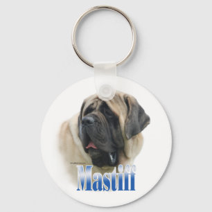 Lisma mastiffen kända Keychain Nyckelring