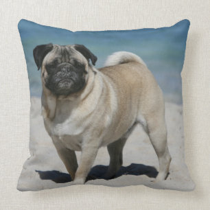 Lisma mops på stranden kudde