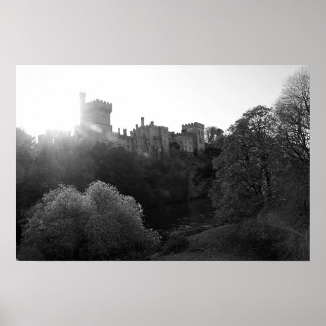 Lismore castle över rent svarta vatten poster (Framsidan)