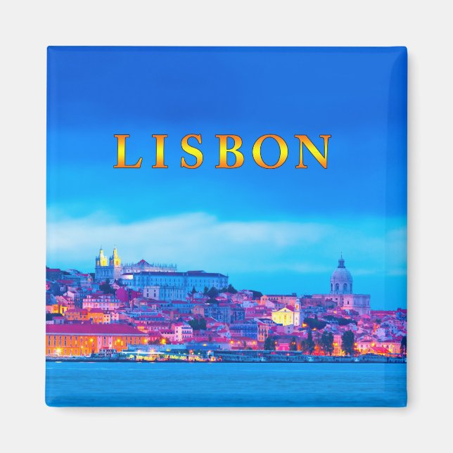 Lissabon 003S Magnet (Framsidan)