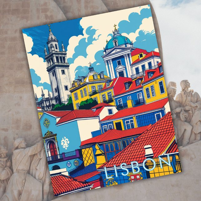 Lissabon - Europa - resekonsten Vykort (Skapare uppladdad)