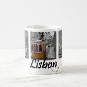 Lissabon Gult Tram Mugg