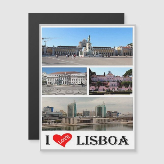 Lissabon - I Kärlek - Portugal - (Fram/baksida)