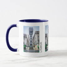 Lissabon i Portugal med Retro-hiss-souvenir