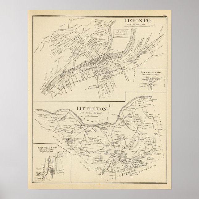 Lissabon, Littleton Poster (Framsidan)