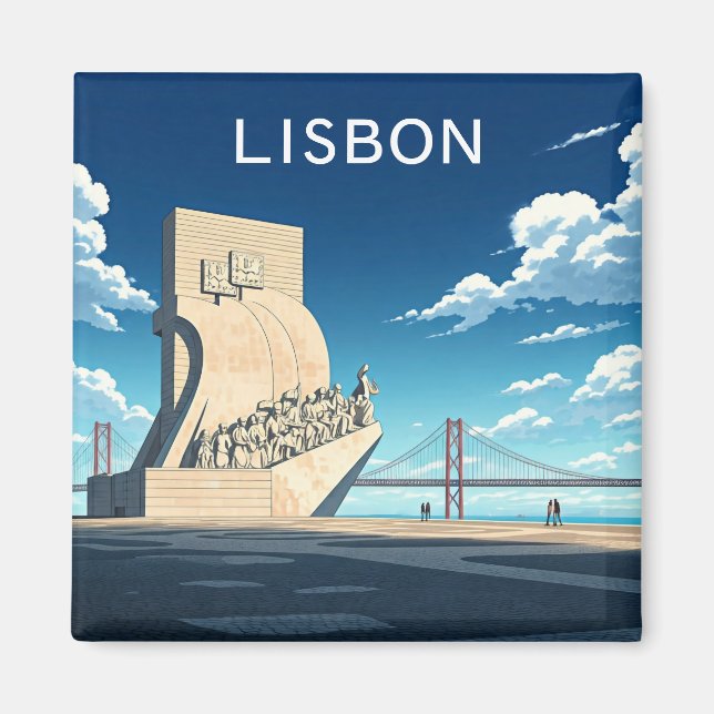 Lissabon Magnet (Framsidan)