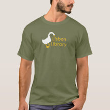 Lissabon Maine Bibliotek tshirt