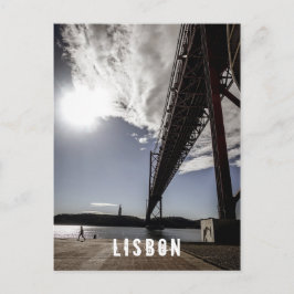 Lissabon, Portugal-affisch Vykort