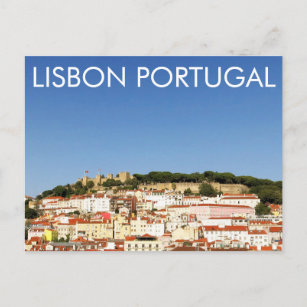 Lissabon Portugal Alfama Views Vykort
