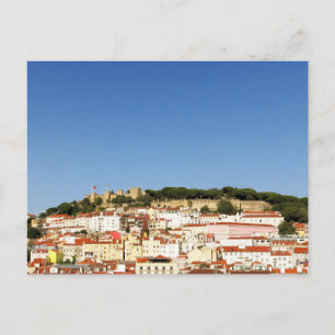 Lissabon Portugal Alfama Views Vykort