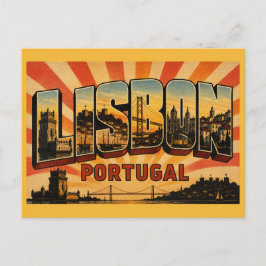 Lissabon Portugal Belémtornet Vykort