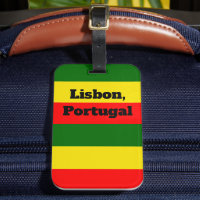 Lissabon, Portugal Flagga Rand
