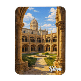 Lissabon Portugal Hieronymusklostret Magnet