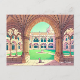 Lissabon Portugal Jerónimos-klostret Vykort