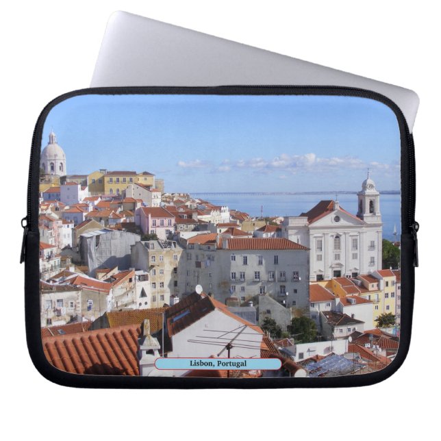 Lissabon, Portugal Laptop Fodral (Framsidan)