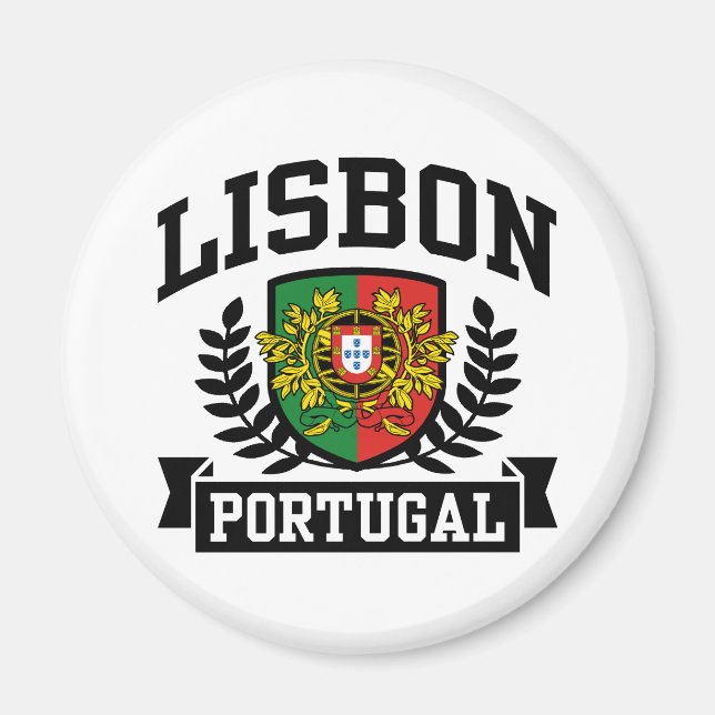 Lissabon Portugal Magnet (Framsidan)
