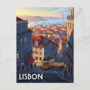 Lissabon Portugal Pantheon Alfama Anime Vykort