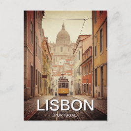 Lissabon Portugal Pantheon Alfama Vykort