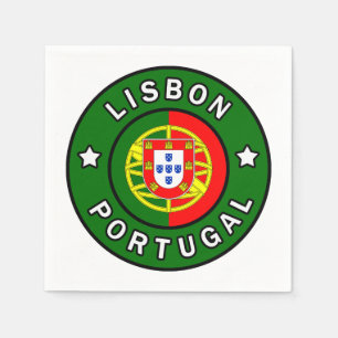 Lissabon Portugal Pappersservett