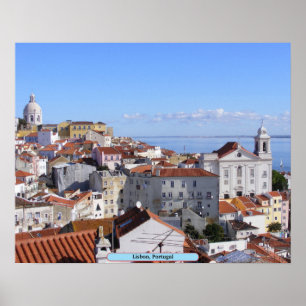 Lissabon, Portugal Poster