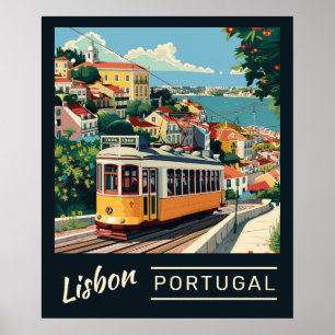 Lissabon Portugal Poster