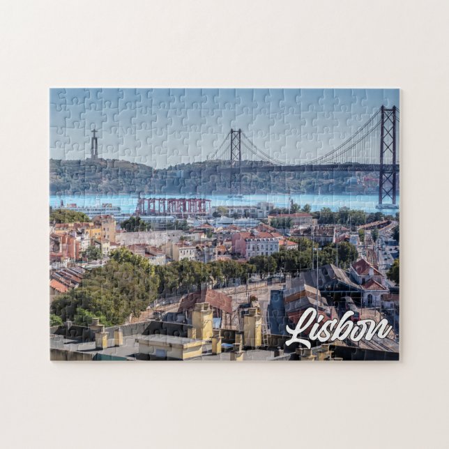 Lissabon, Portugal Pussel (Horisontell)