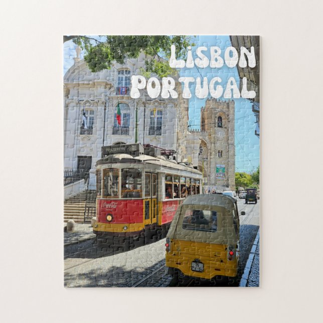 Lissabon, Portugal Pussel (Vertikal)