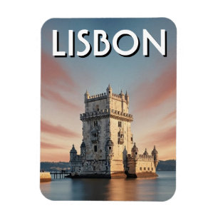 Lissabon Portugal Resa Belem Tower Magnet