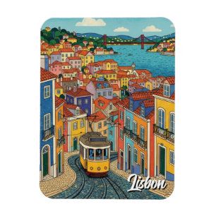 Lissabon Portugal Resa  Magnet