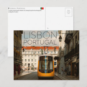 Lissabon, Portugal Resebrevkort Vykort