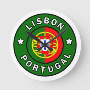 Lissabon Portugal Rund Klocka