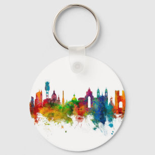 Lissabon Portugal Skyline Nyckelring