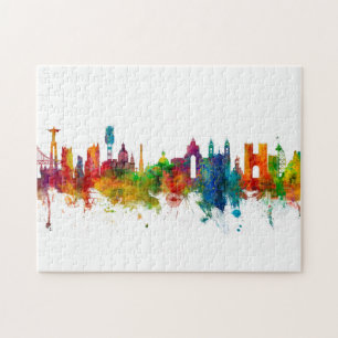 Lissabon Portugal Skyline Pussel