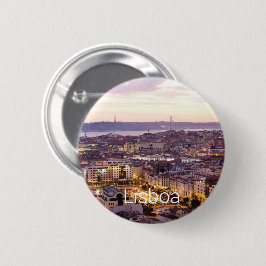 Lissabon Portugal Sunset Skyline Cityscape Souveni Knapp