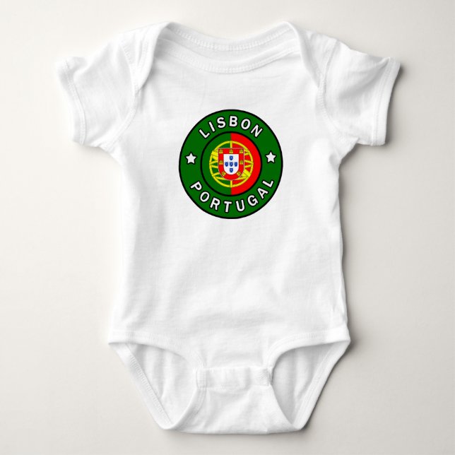 Lissabon Portugal T Shirt (Framsida)