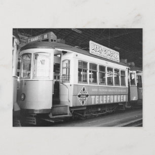 Lissabon Portugal Tram 1969 Vykort