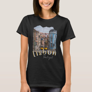 Lissabon Portugal Tram portugisiska Souvenirs Lisb T Shirt