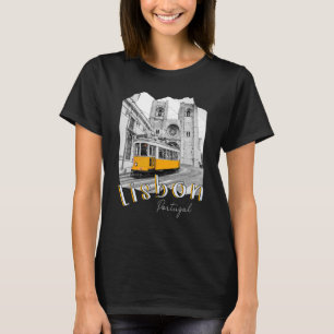 Lissabon Portugal Tram portugisiska Souvenirs Lisb T Shirt
