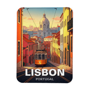 Lissabon Portugal Travel Alfama National Pantheon Magnet