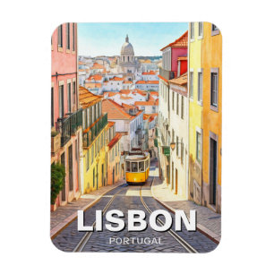 Lissabon Portugal Travel Alfama National Pantheon Magnet