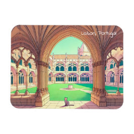 Lissabon Portugal Travel Jeronimos-klostret Magnet