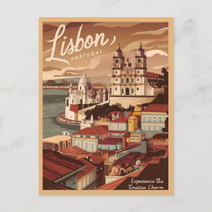 Lissabon - Portugal - uppleva tidslös charm Vykort