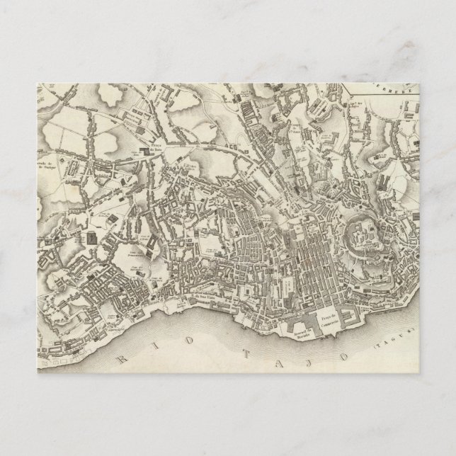 Lissabon, Portugal Vykort (Framsida)