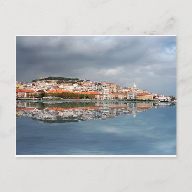 Lissabon Portugal Vykort (Framsida)