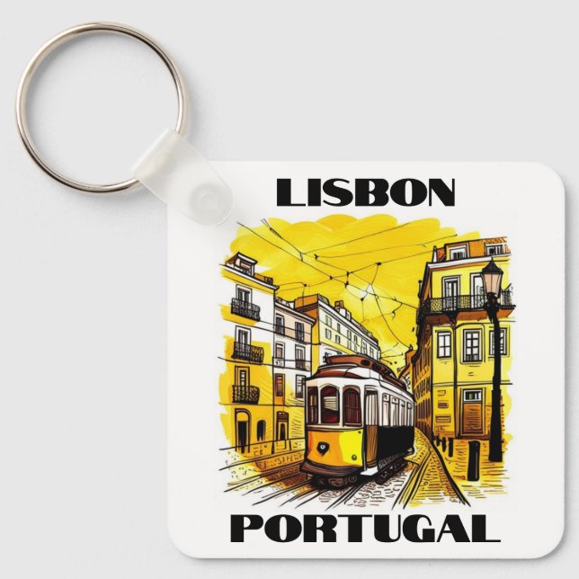 Lissabon, Portugals nyckelkedja Nyckelring (Framsida)
