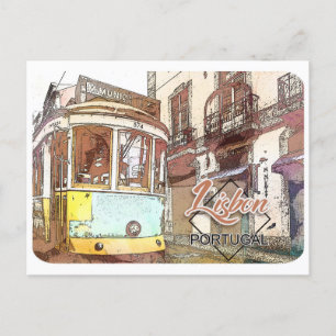 Lissabon, Portugals resevykort Vykort